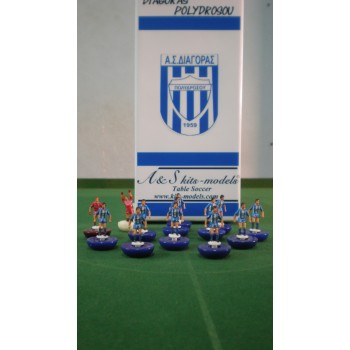 Subbuteo Andrew Table Soccer Diagoras Polidrosou on Classic Hasbro bases